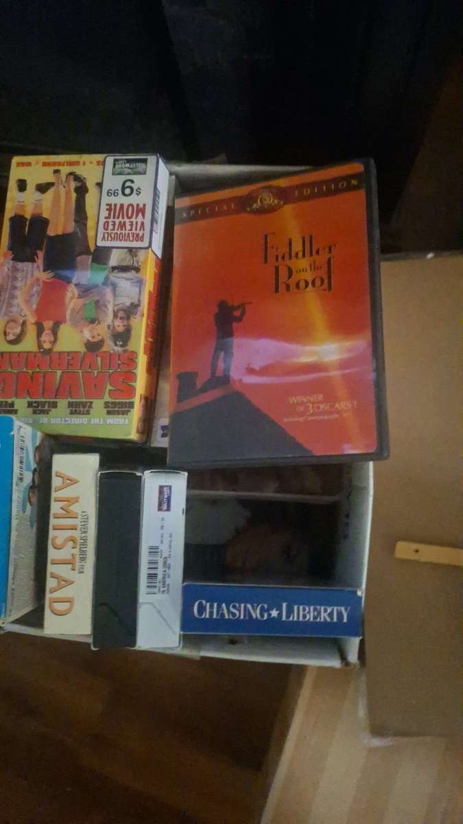 VHS and DVDs