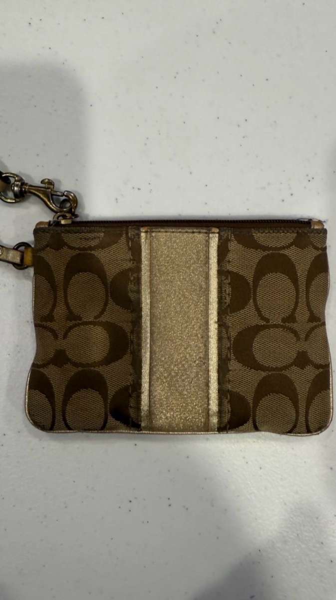 AUTHENTIC VINTAGE Coach Signature Wristlet Bundle  Set of 2
