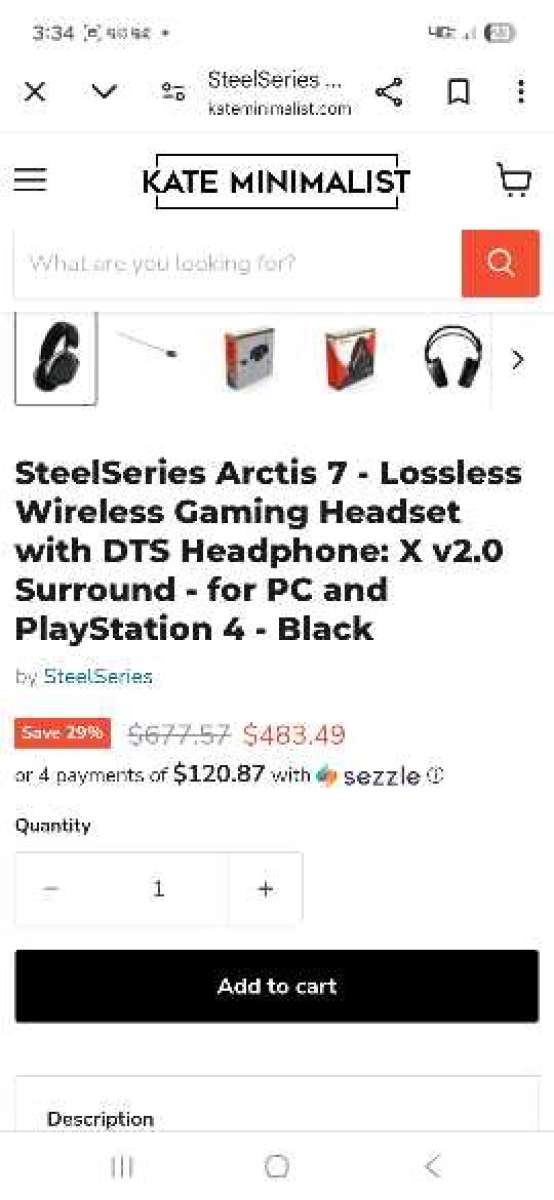 Steelseries Gaming headphones Noise lossless