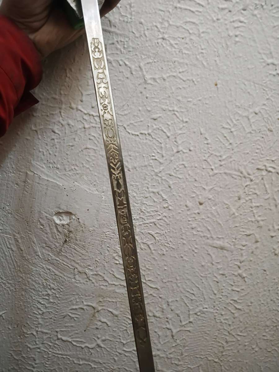 Decorative sword SIR KNIGHT JOHN A REGO POPE JOHN XXIII