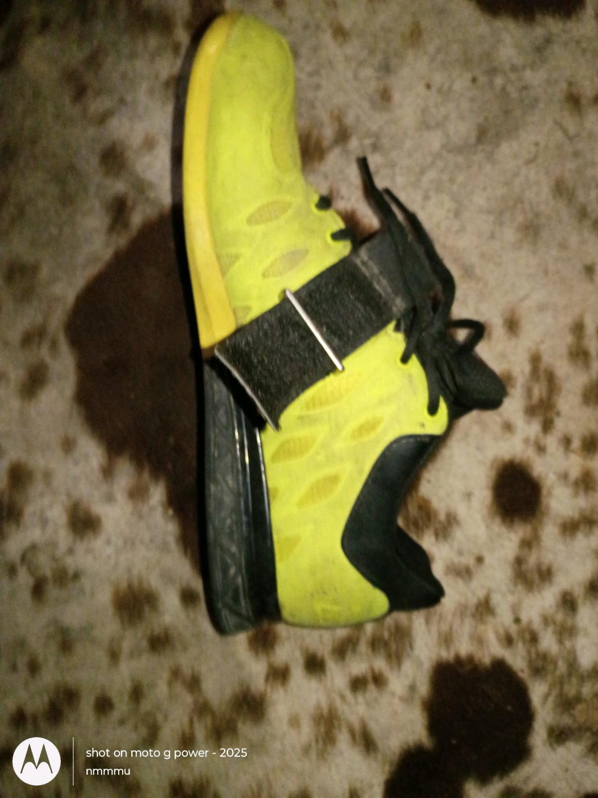 reebok lime green size 9 CrossFit shoes