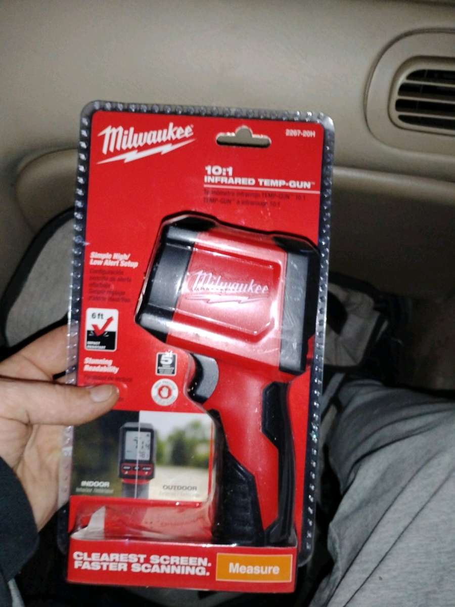 Milwaukee 10 1 Infrared temp gun