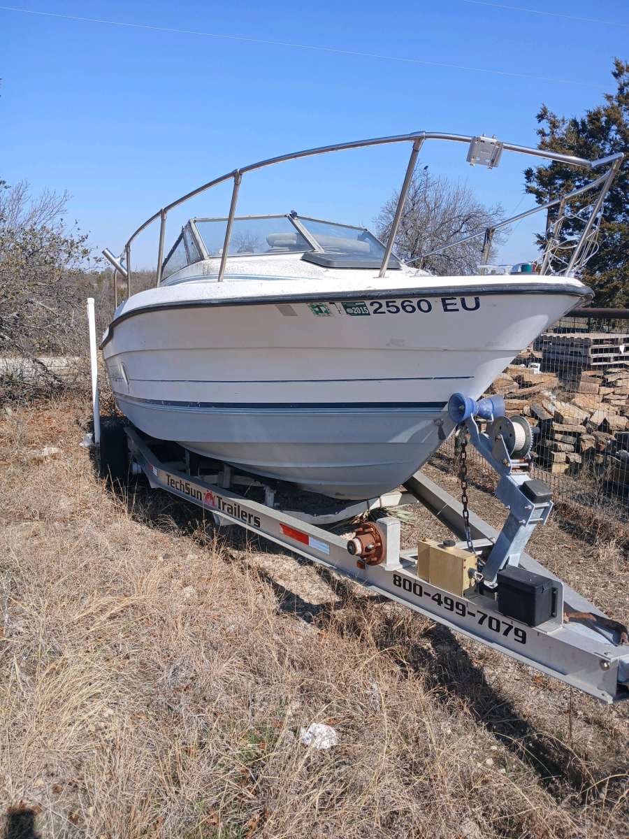 boat and the trailer