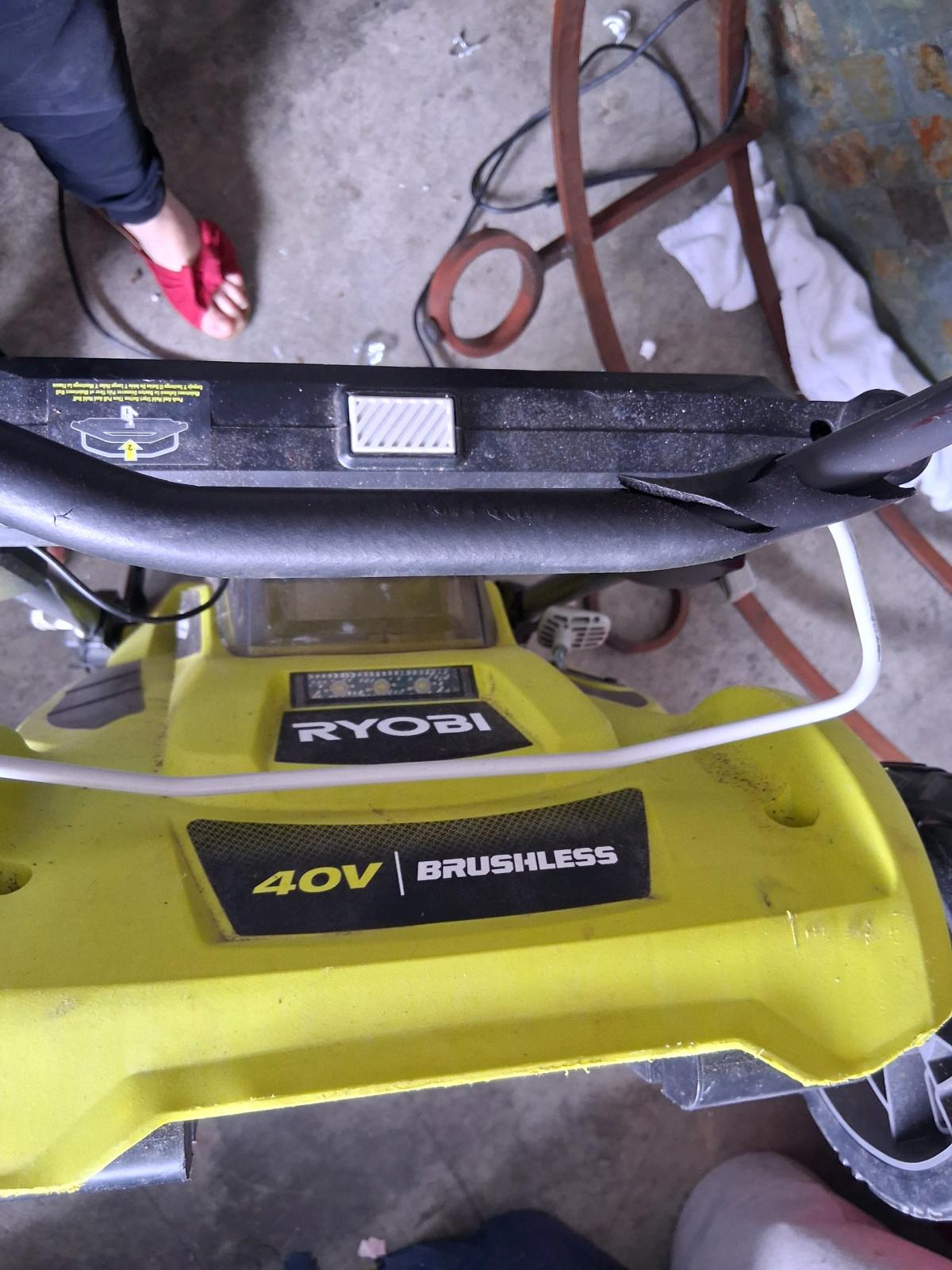 Ryobi 40V brushless electric mower