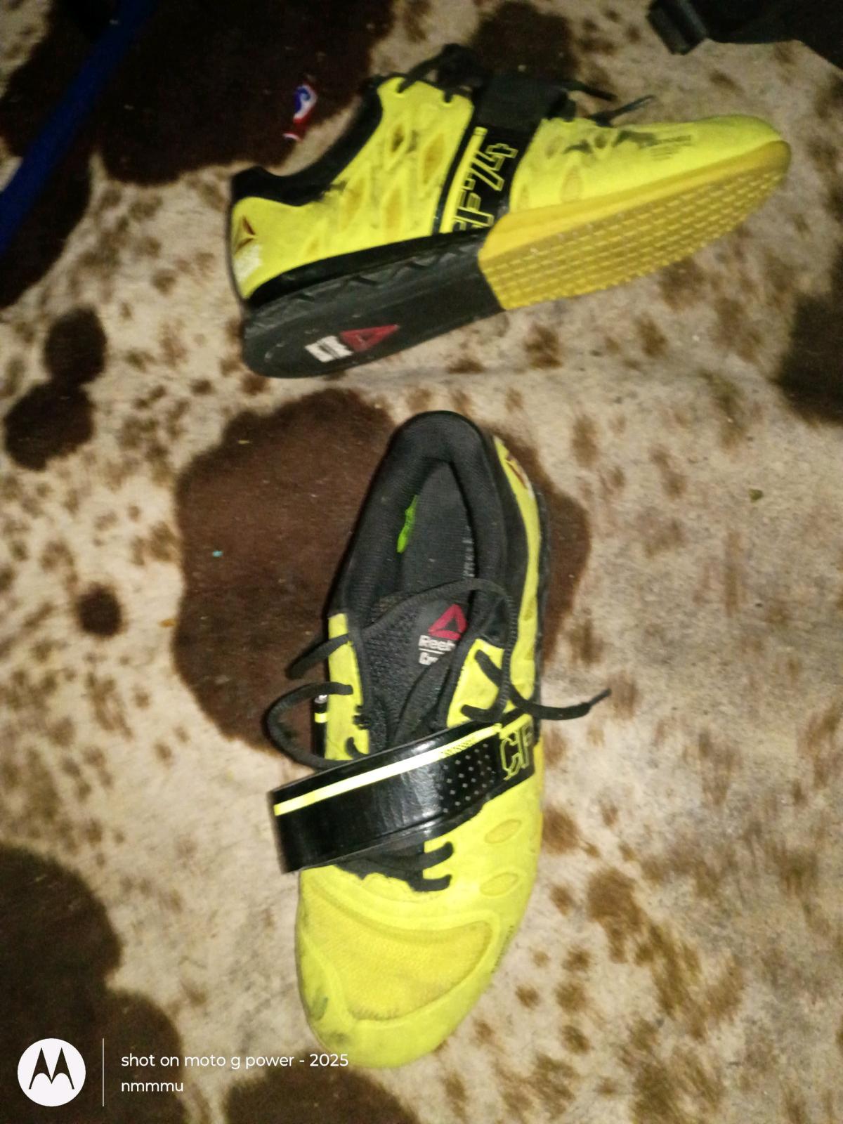 reebok lime green size 9 CrossFit shoes
