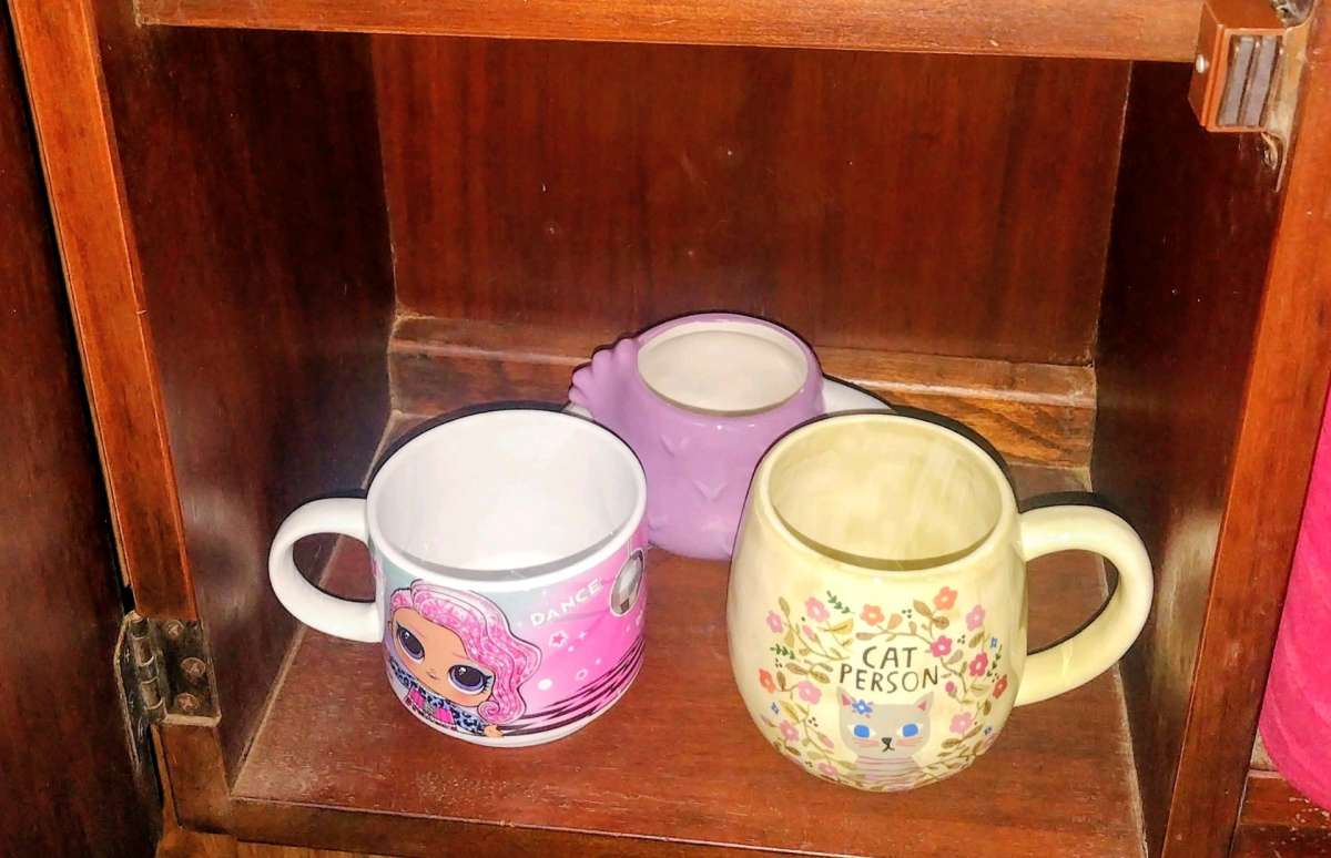 Three very nice Mugs for a woman who is a girl at heart