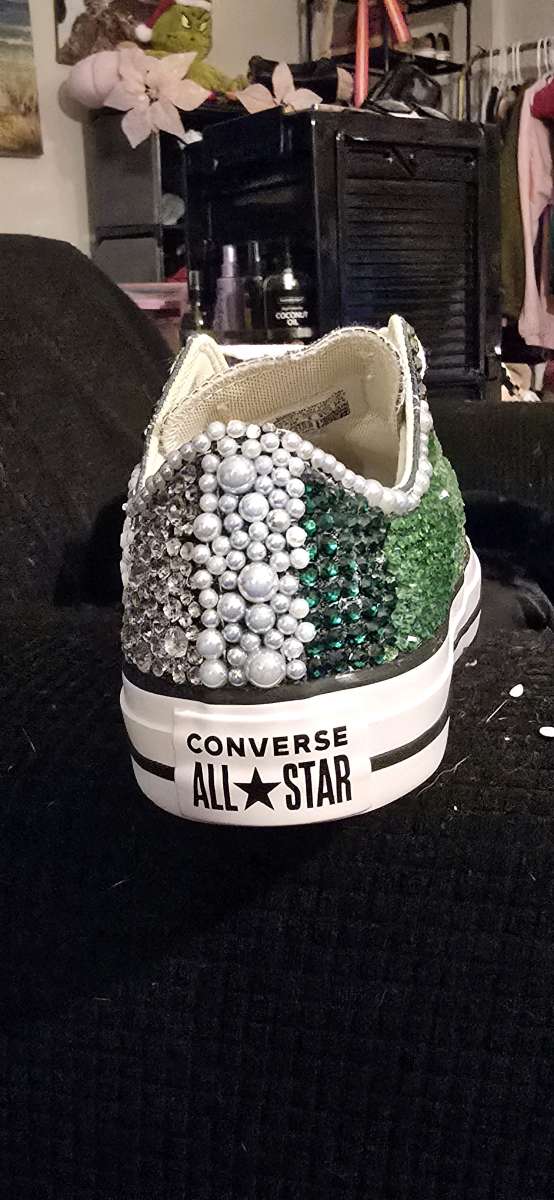 custom rhinestone sneakers