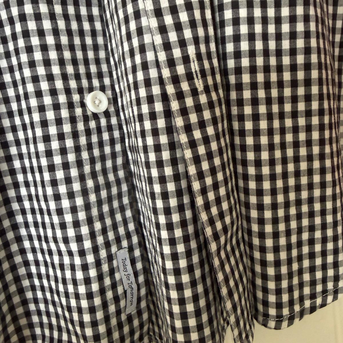 BRAND NEW XL Publish Black  White Gingham Shirt w Red Side P
