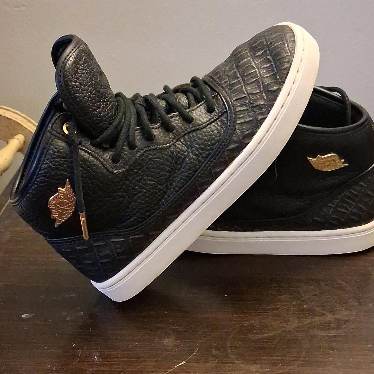 Nike Air Jordan Jasmine GG in the Black  Metallic Gold  Whi