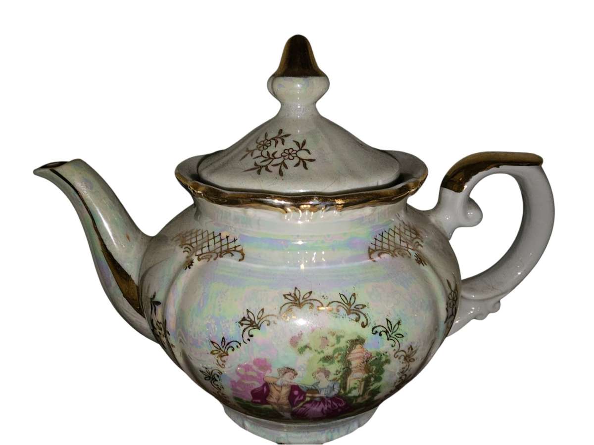 vintage empress by mandil Japanese lusterwear teapot