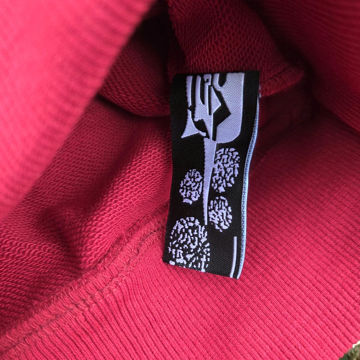 BRAND NEW SP5DER MAROON HOODIE