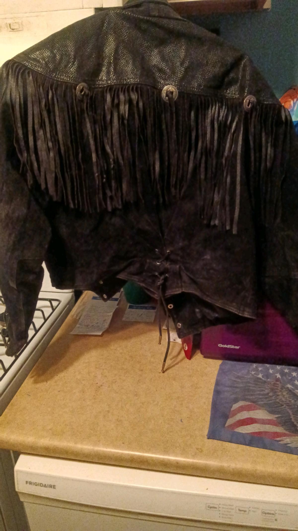 small womens leather Swead jacket