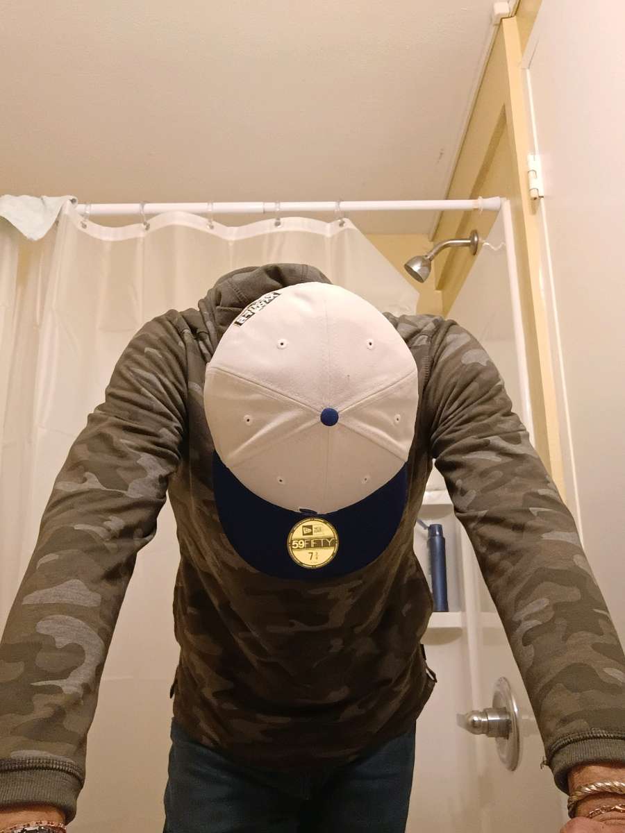 new era world champion blue fitted LA dodgers cap