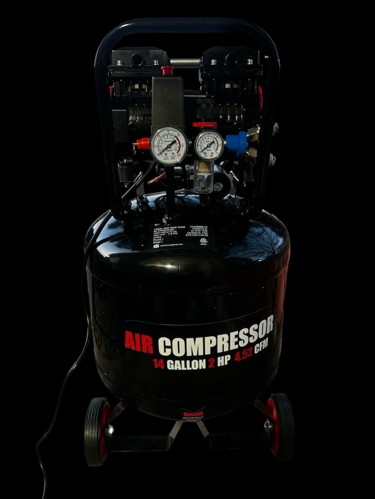 Brand New UltraQuiet OilFree 14 Gallon Air Compressor
