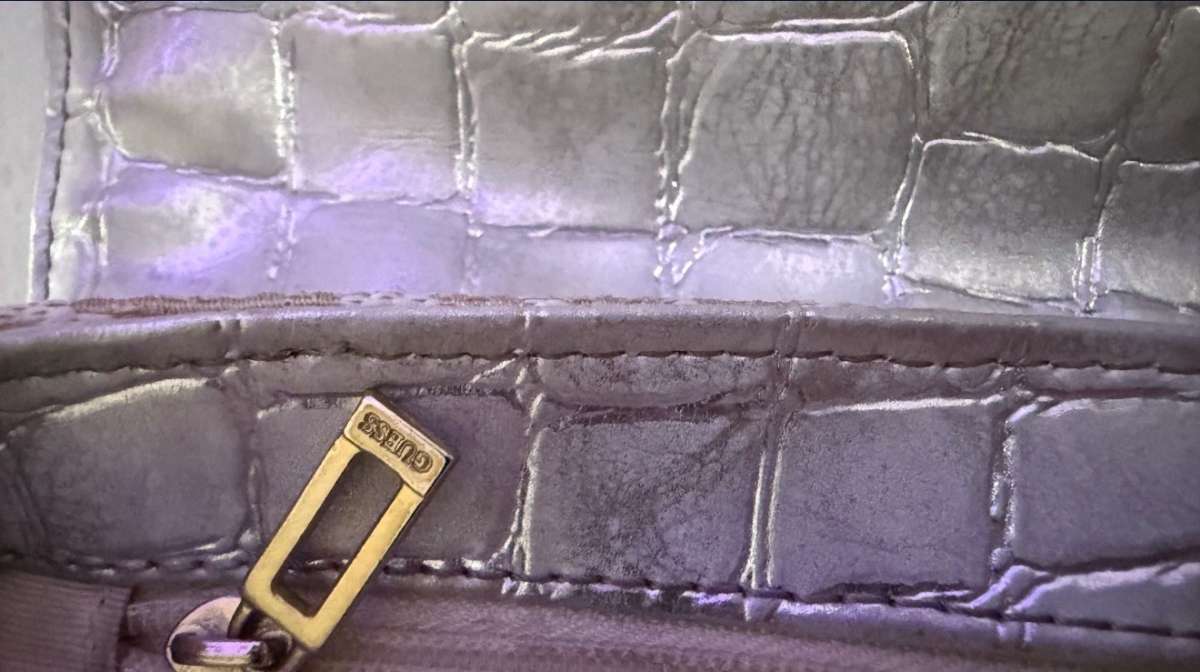 AUTHENTIC Vintage Y2K Guess Mini Shoulder Bag  Silver Studde