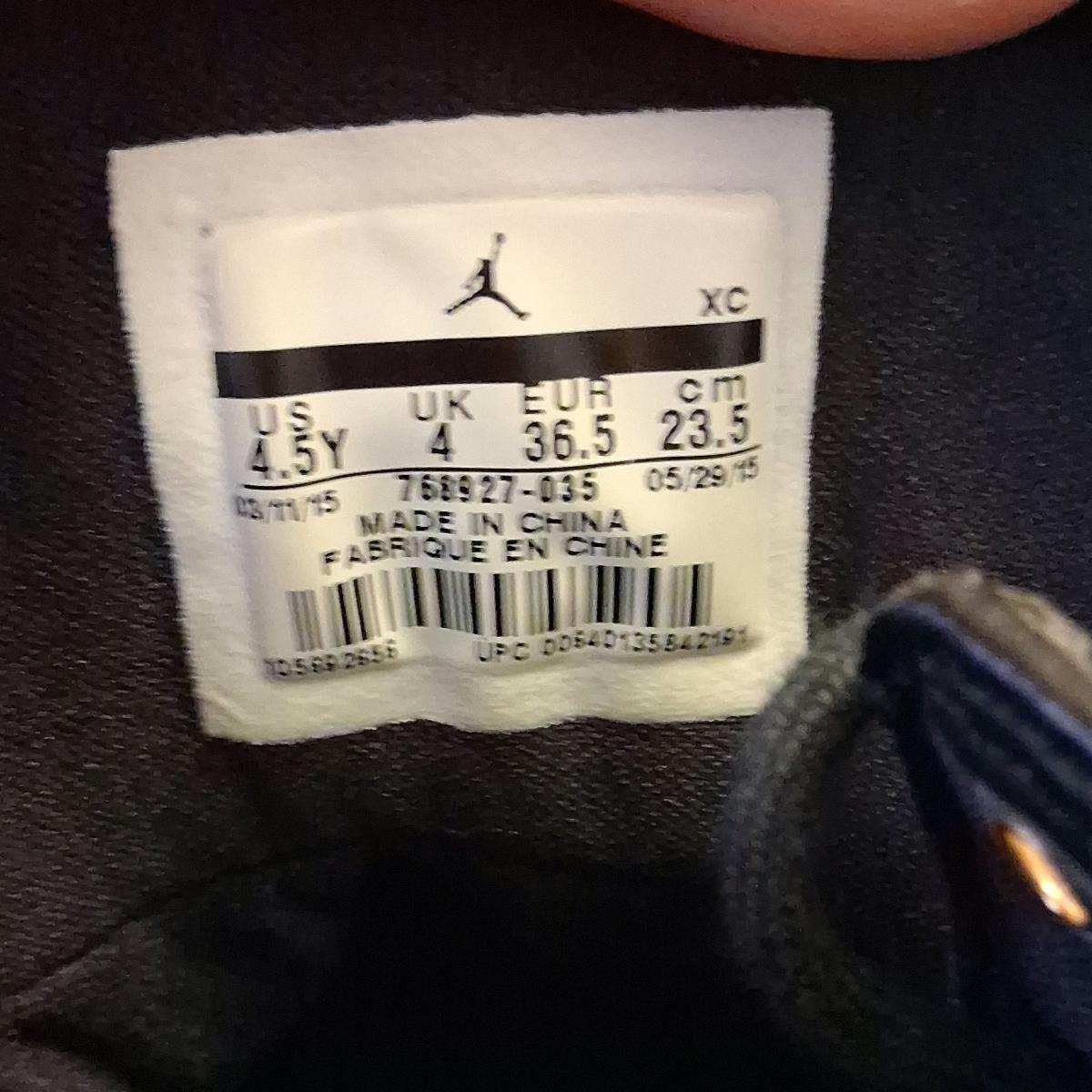 Nike Air Jordan Jasmine GG in the Black  Metallic Gold  Whi