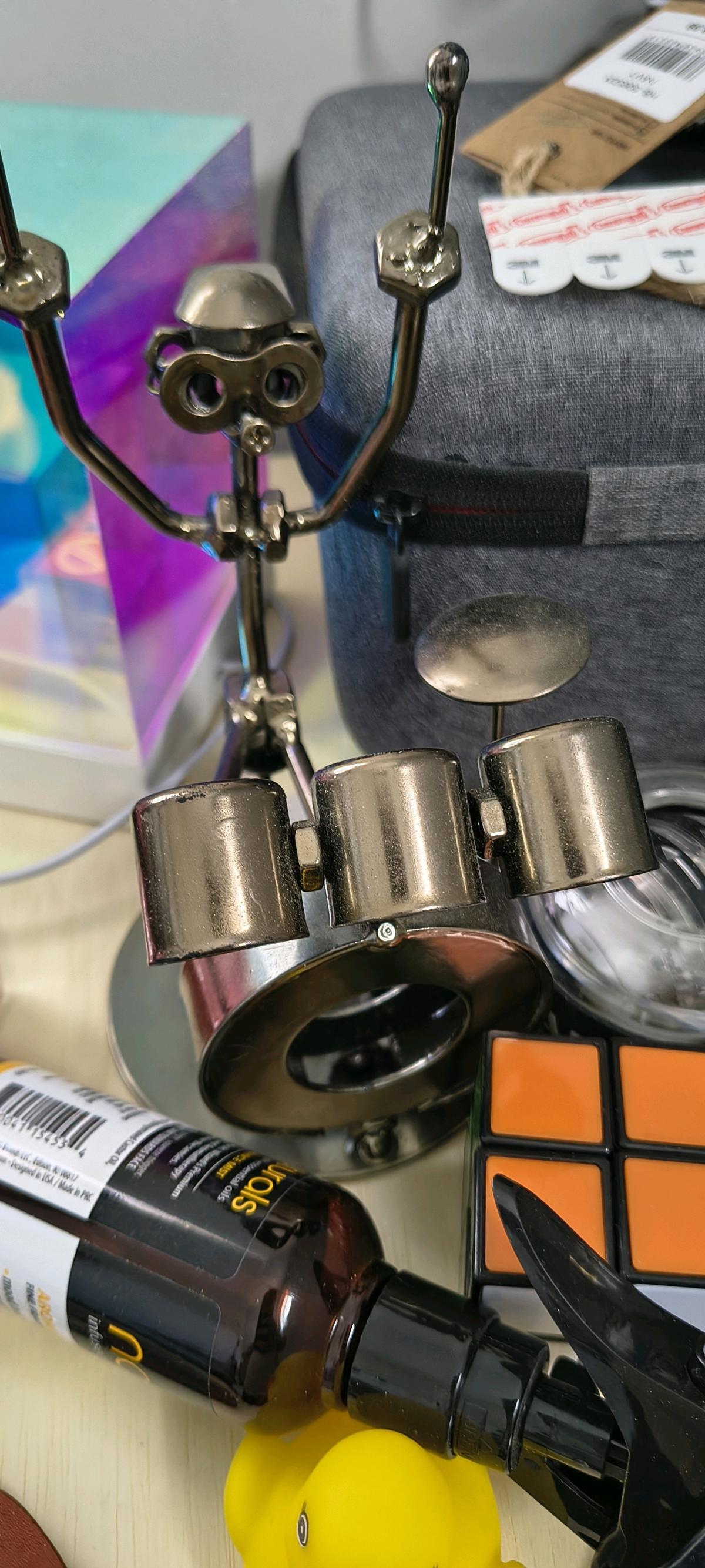 stainless steel artisan drummer