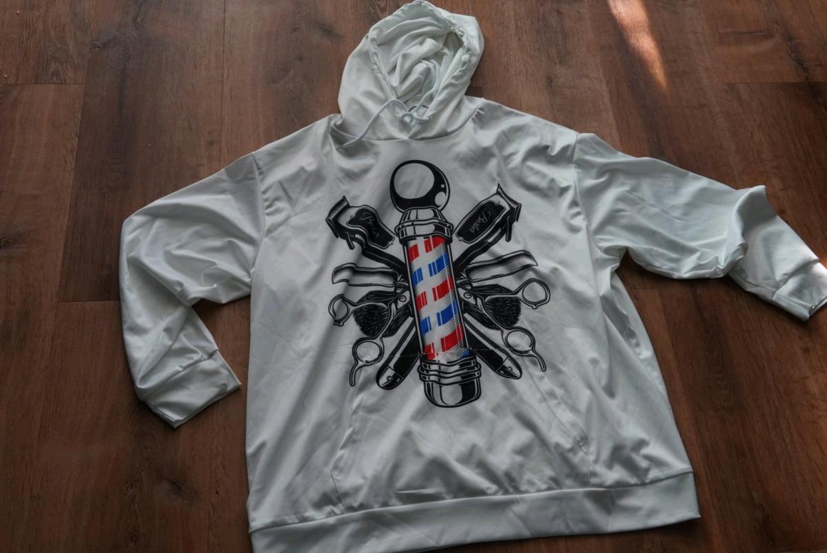barber supplies and clothing hoodies tshirts