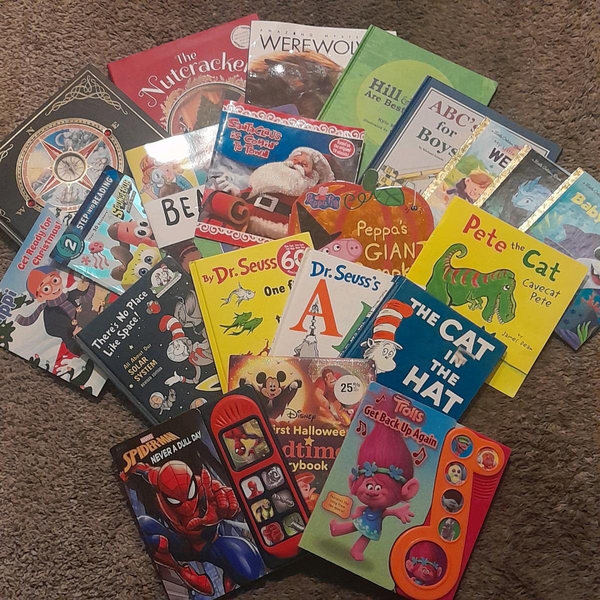 misc toys and books