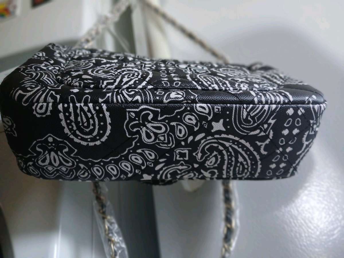 Paisley print handbag