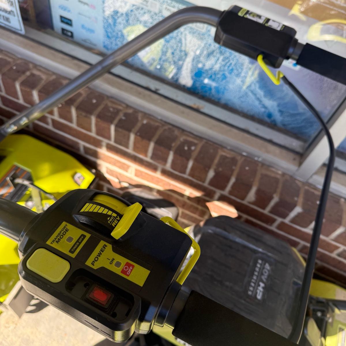 Ryobi 40v tiller