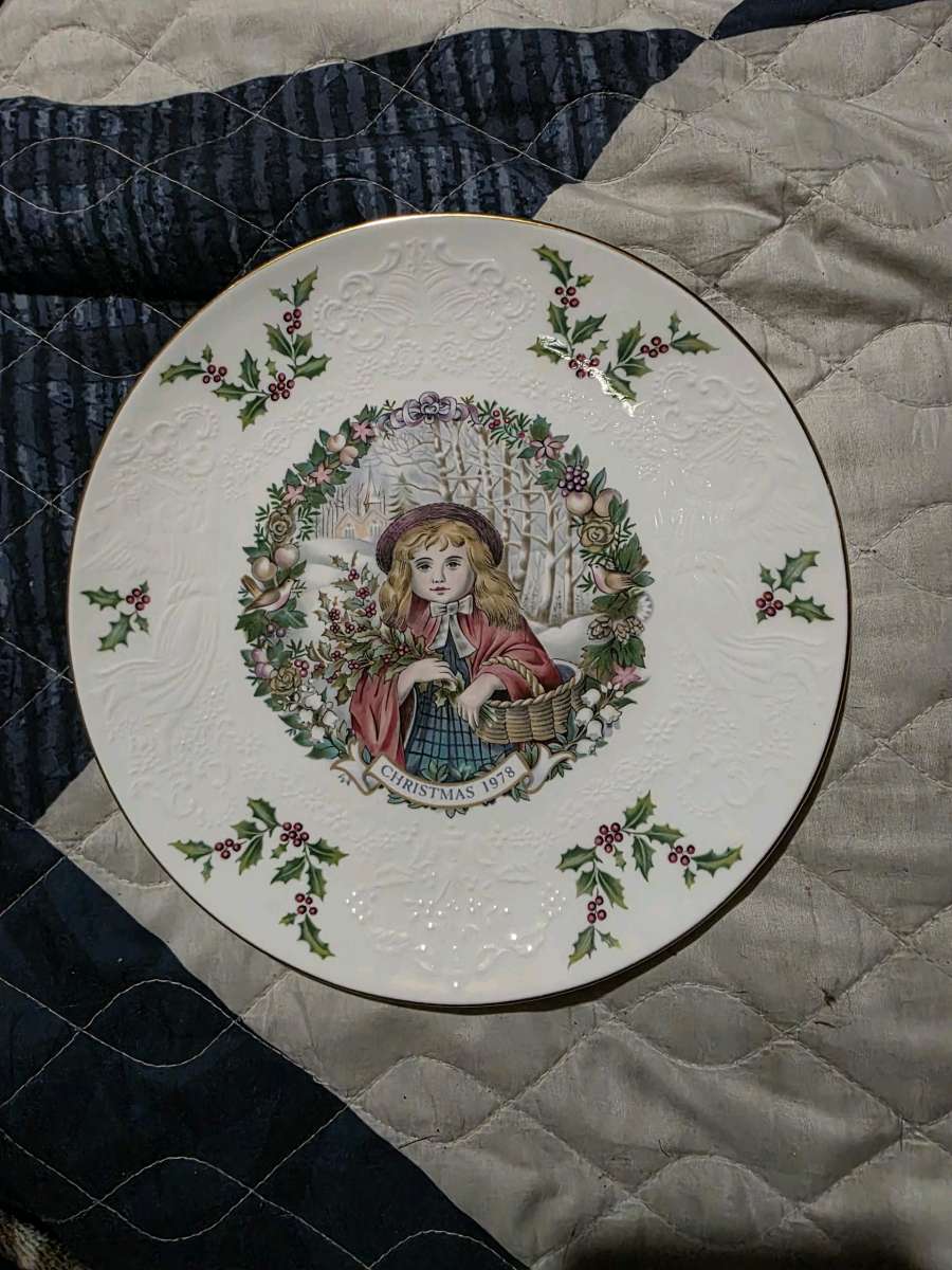 1978 Christmas plate