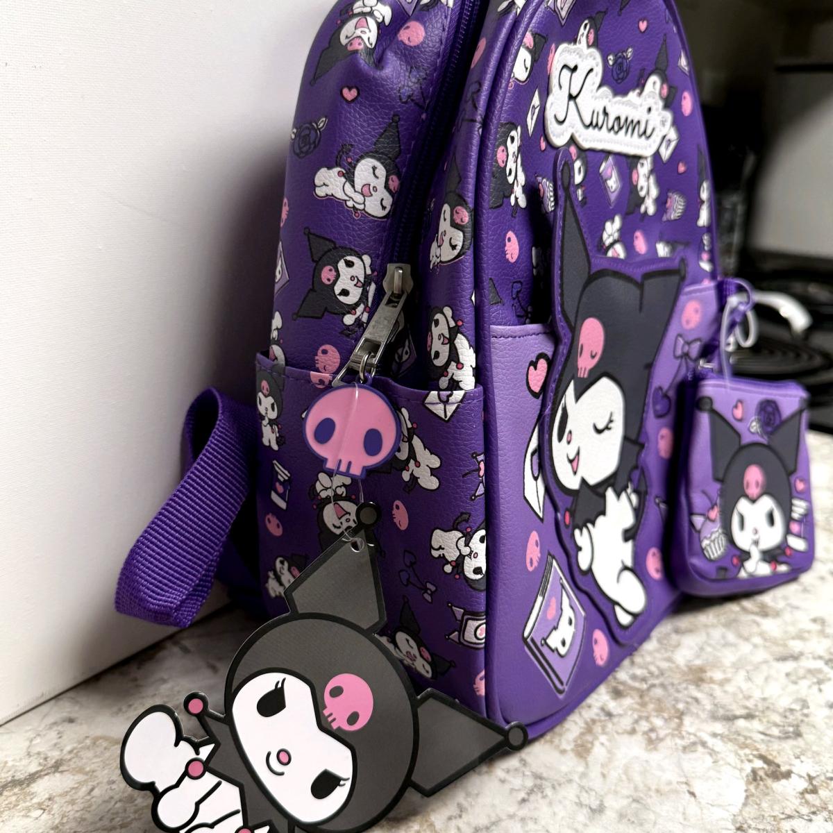 Kuromi hello Kitty friends 10 inch backpack