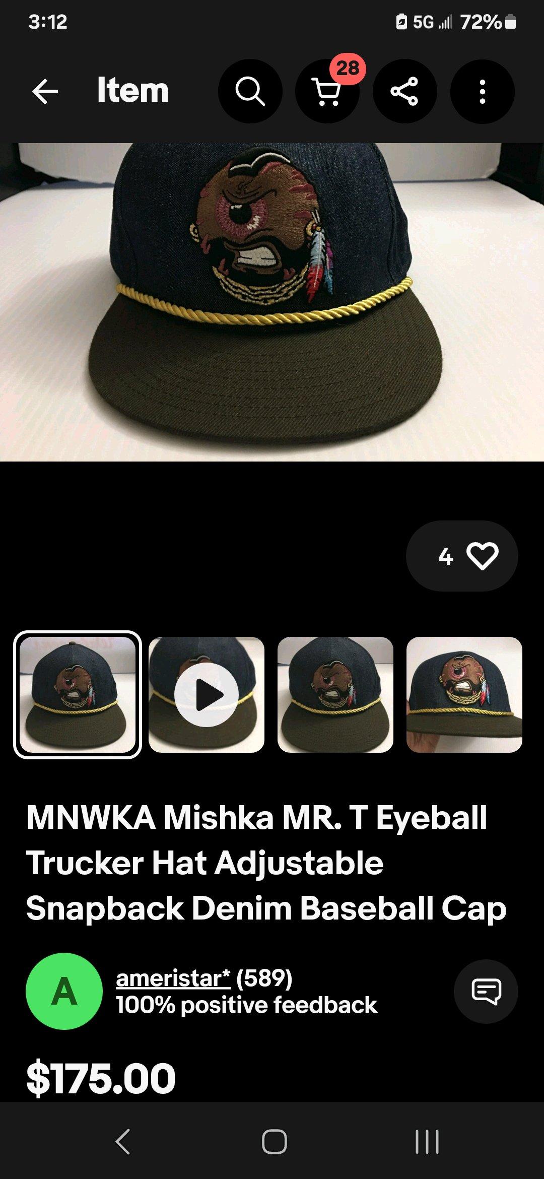 mishka mr t cap vhtf