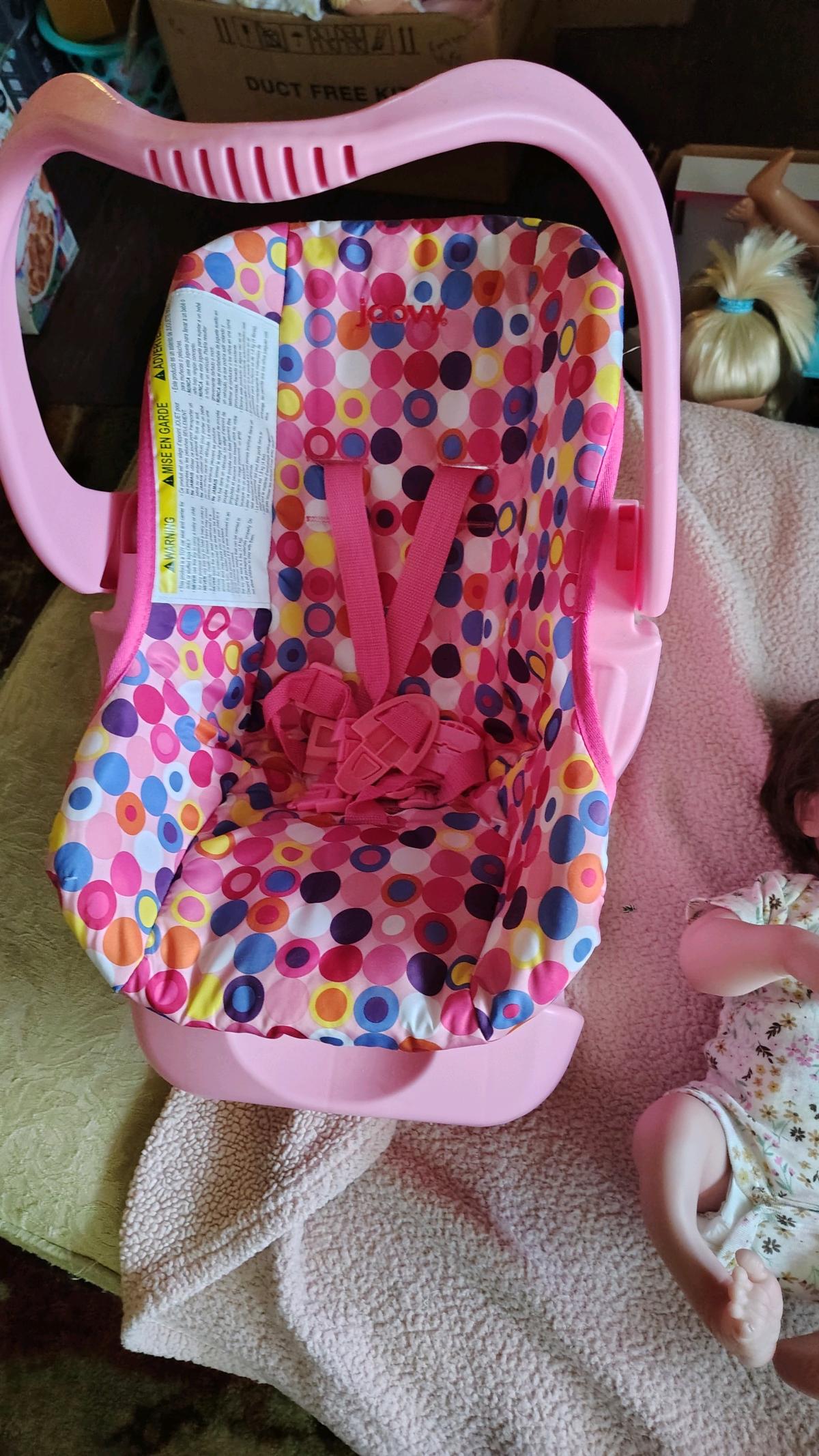 Reborn baby dolls with car seat  playpen  bassinet more