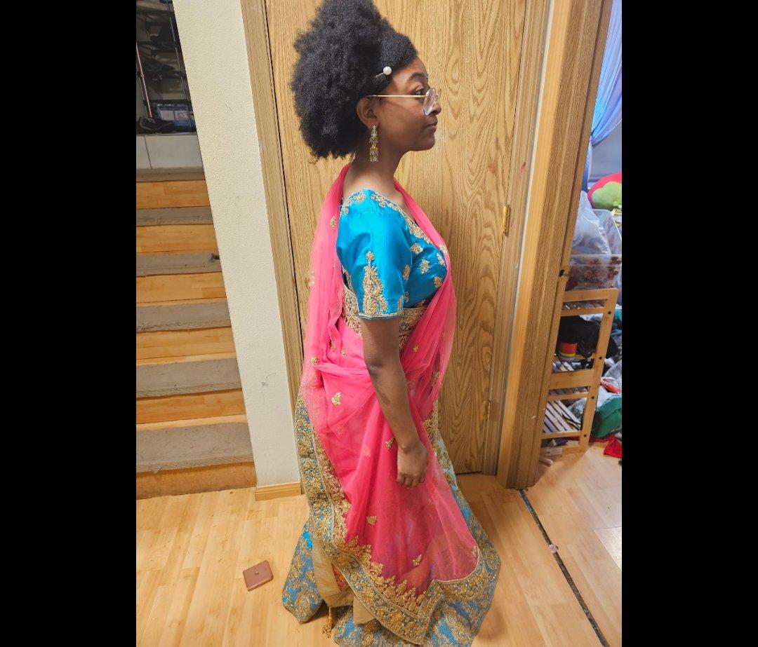 beautiful handmade saree