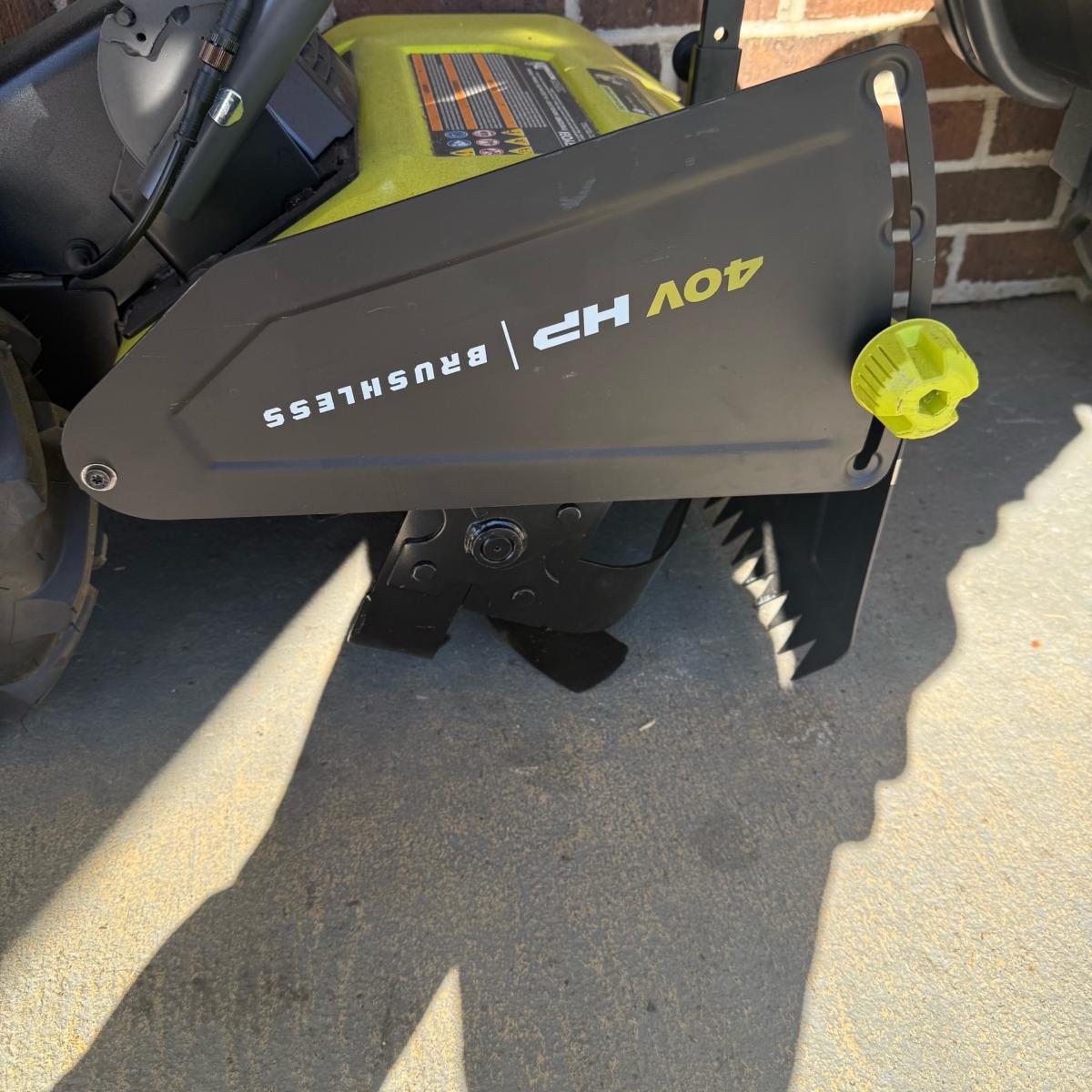 Ryobi 40v tiller