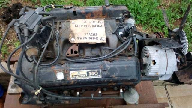 Frozen Chevy 350 engine
