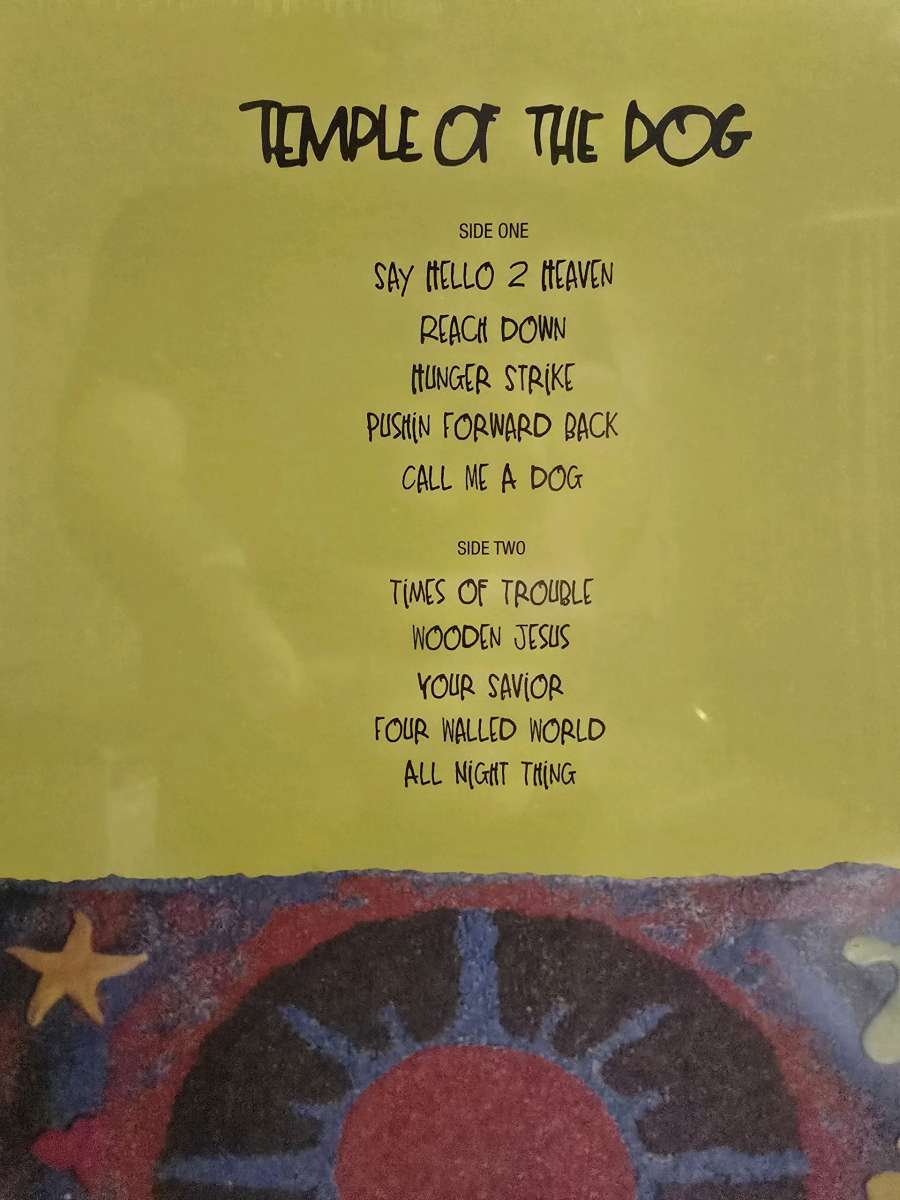 Temple Of The Dog Self Titled Vinyl LP
