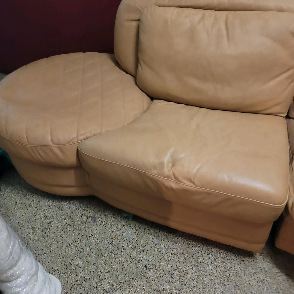 Natuzzi Leather sectional