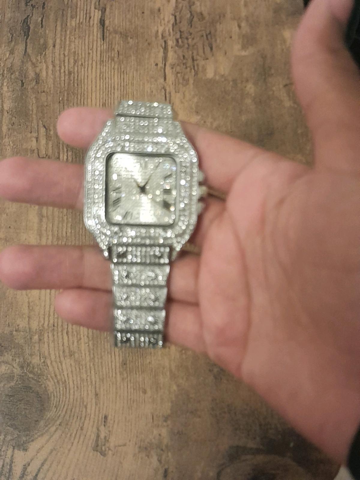 VVS White Gold Watch