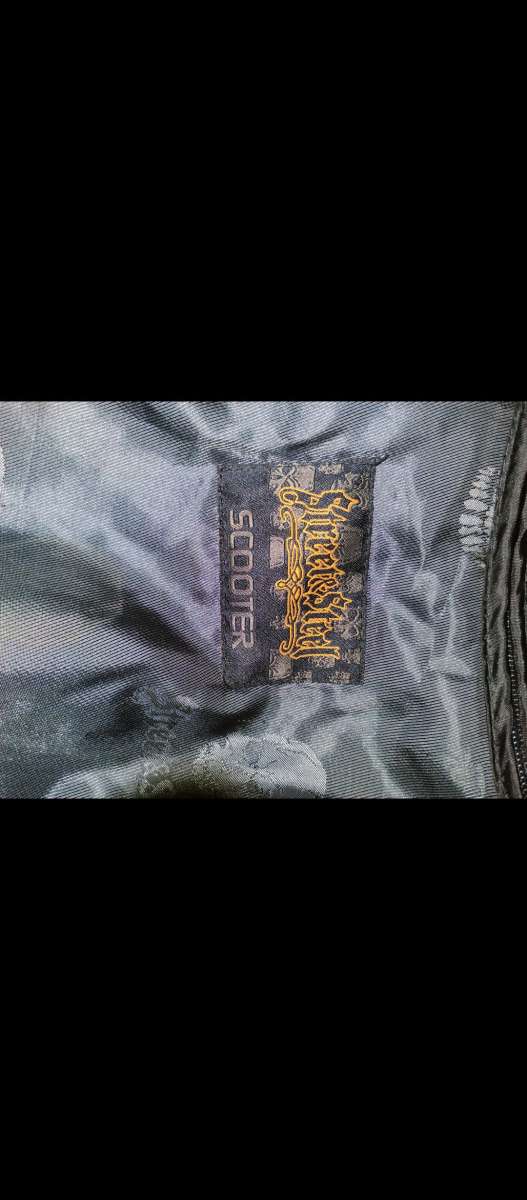 womens black leather jacket