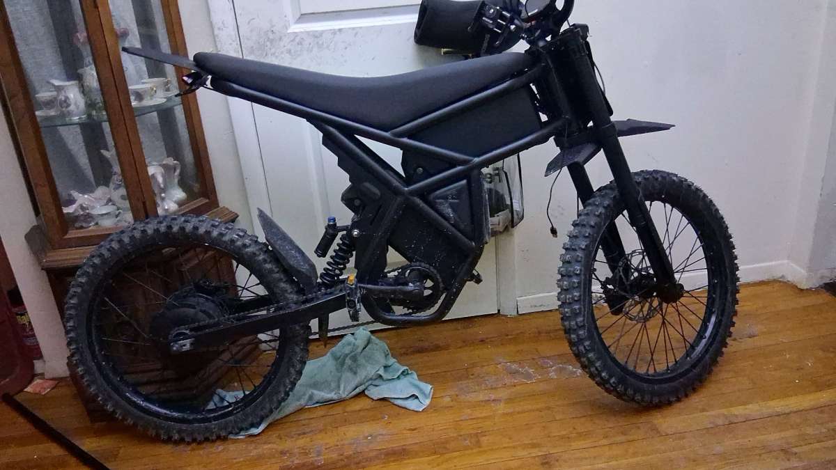 60V 18Ah dual battery 1500W motor electric bike