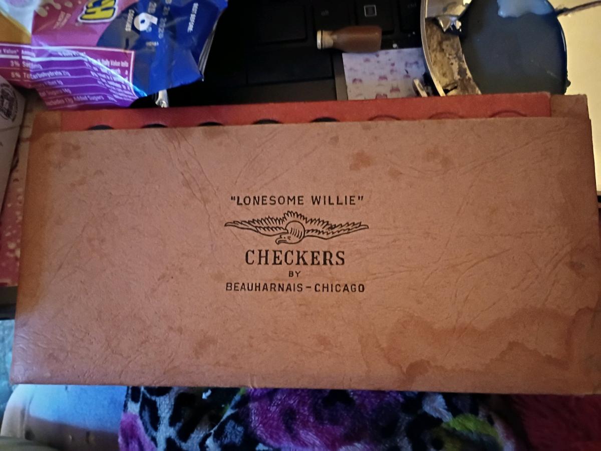 vintage lonesome willie checkers