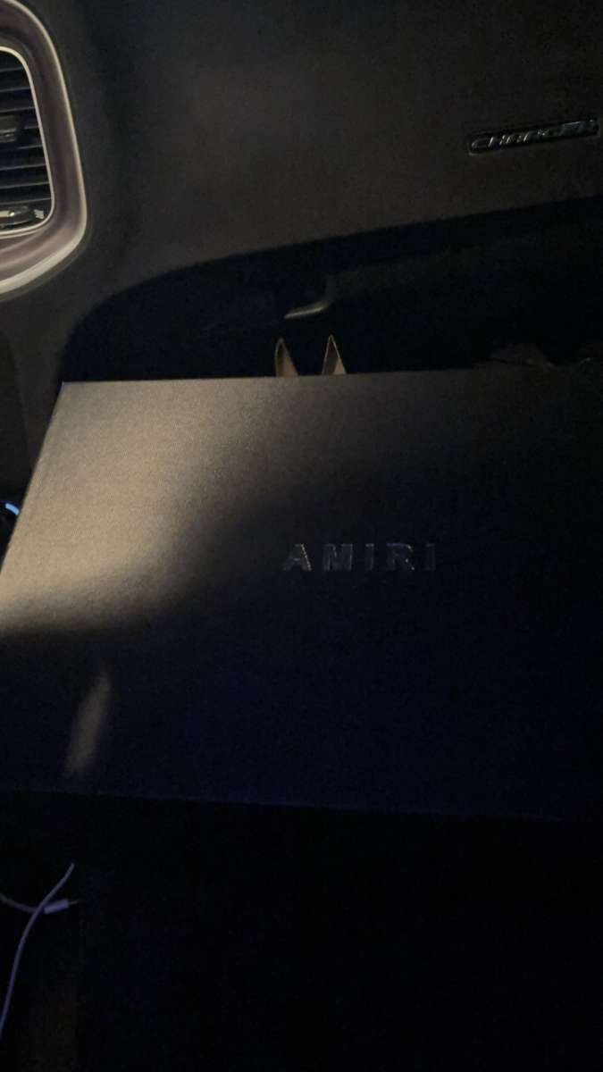 Black amiri ma1 crystal