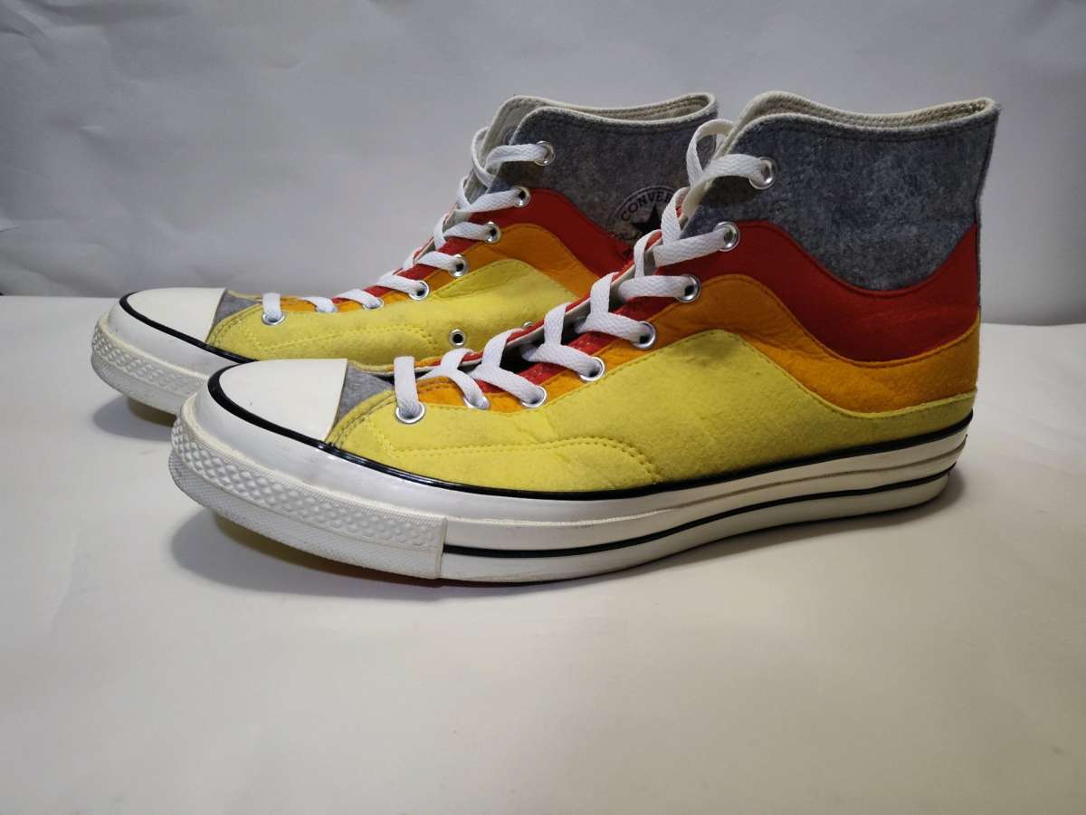 Converse Chuck 70 NorEaster Felt Orange Red High Tops size13