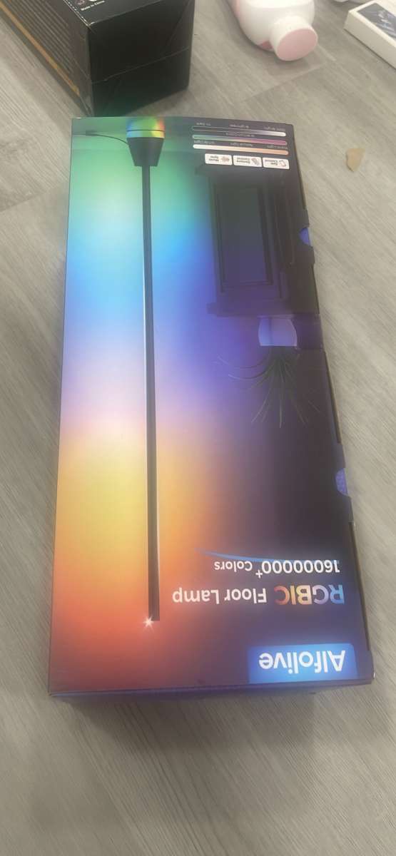 RGB Floor Lamp Smart LED Corner Lamp for Living Room Bedroom