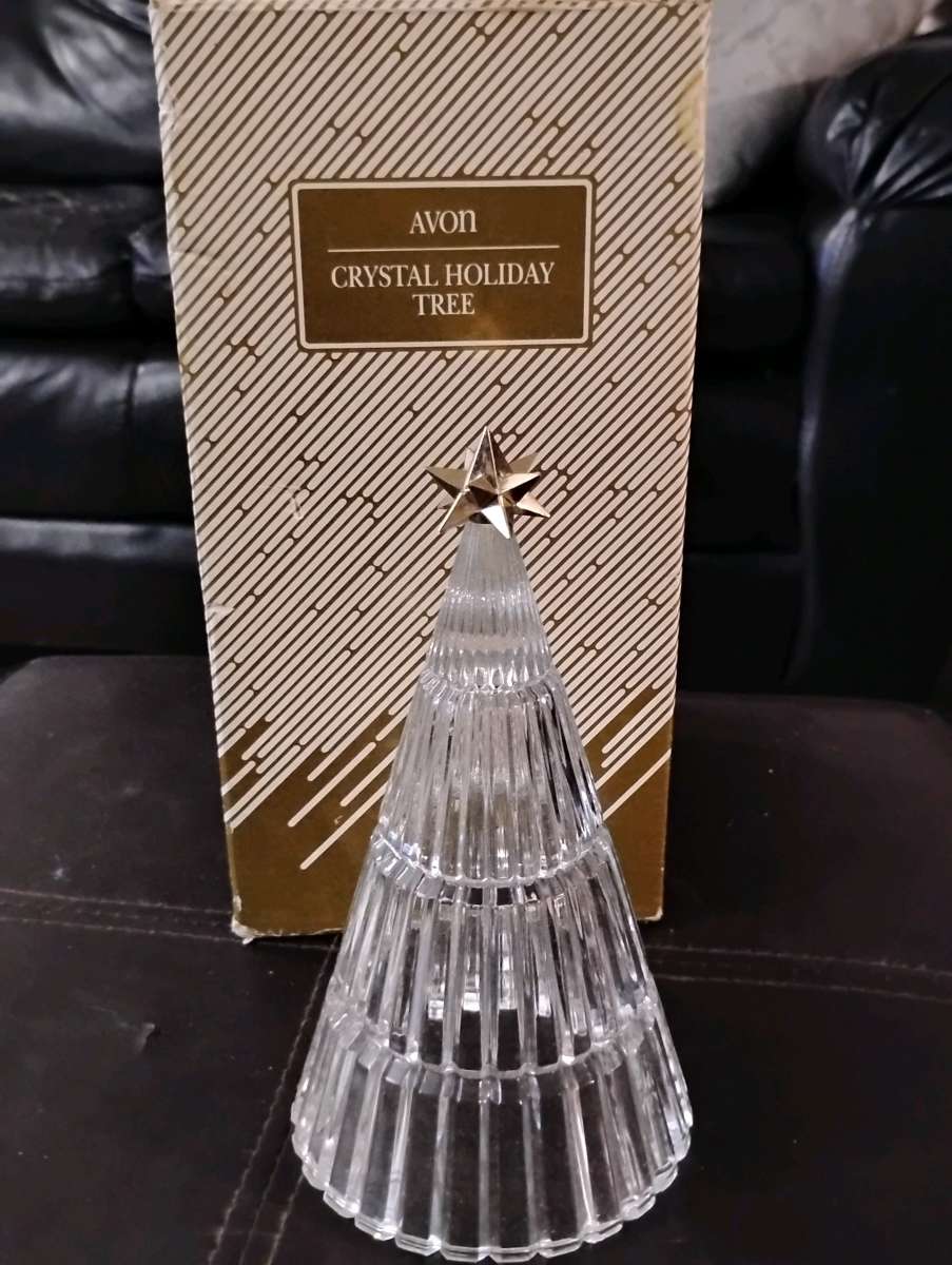 Avon Crystal Holiday Tree
