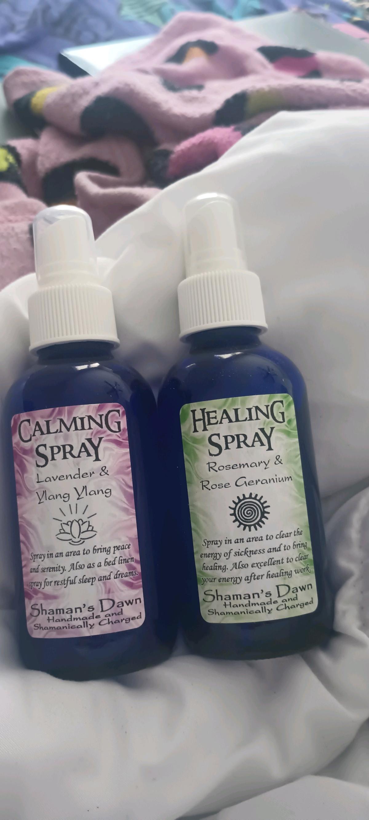 2 sets Calming and Healing spray