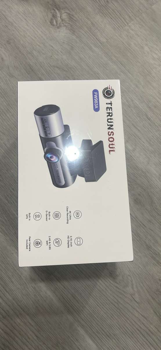 4K Dash Cam Front and Rear