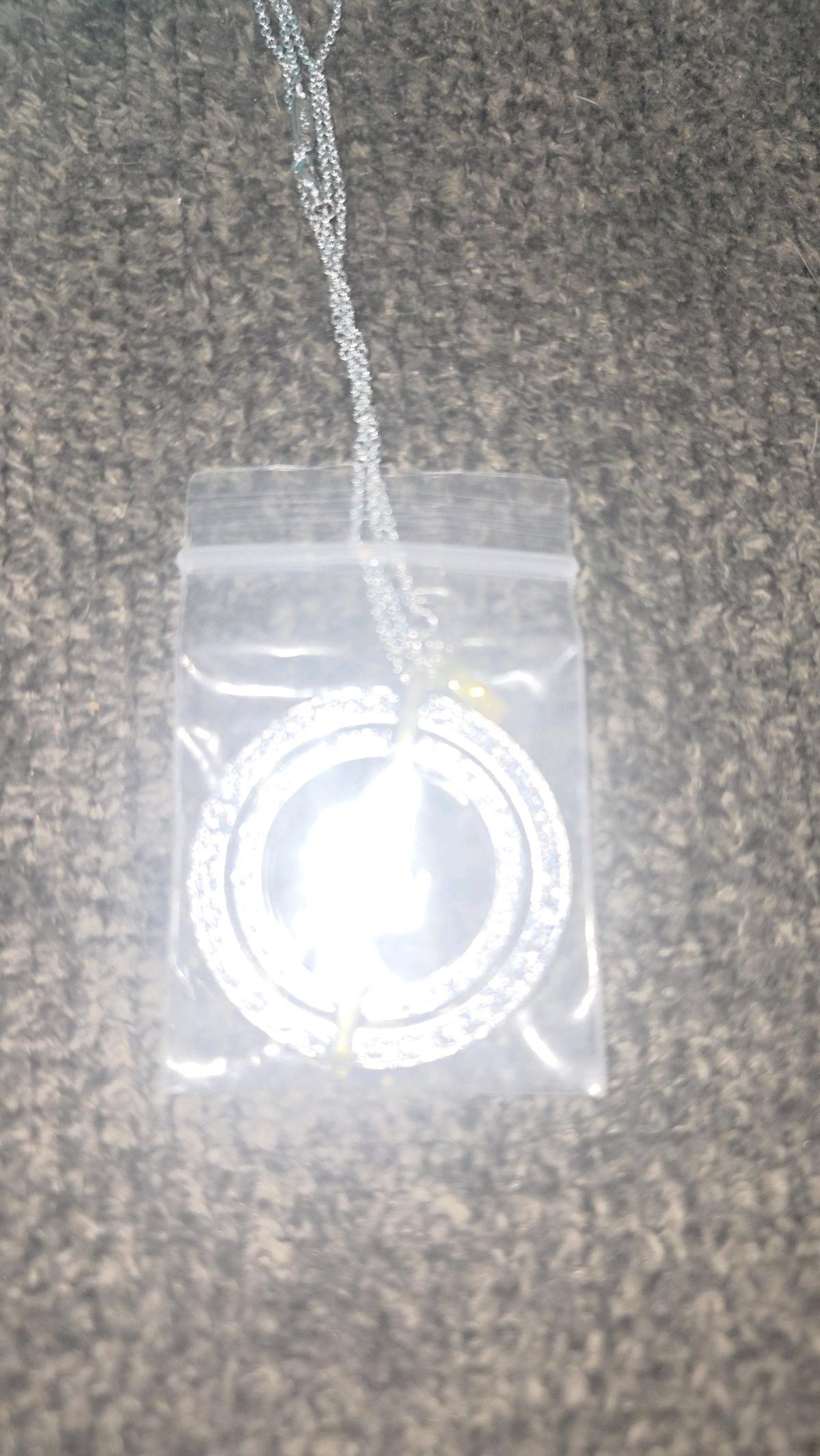 TiffanyCo circle pendant authentic