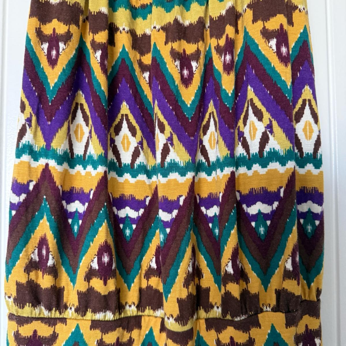 Twentyone XS Boho Tribal Print Sleeveless Top  Multicolor Ik