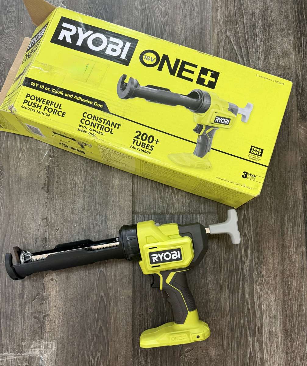 Ryobi 18v caulk gun