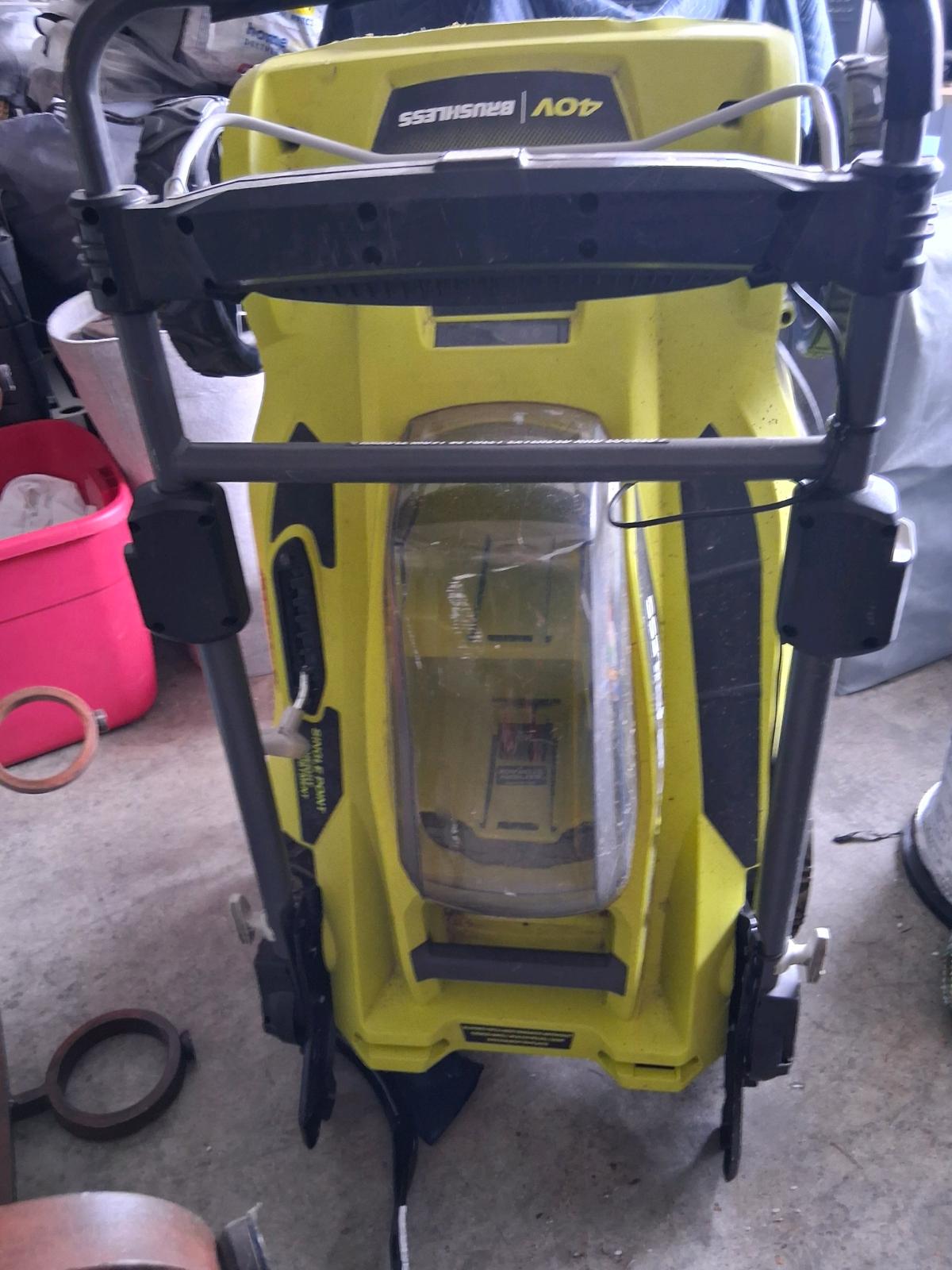 Ryobi 40V brushless electric mower