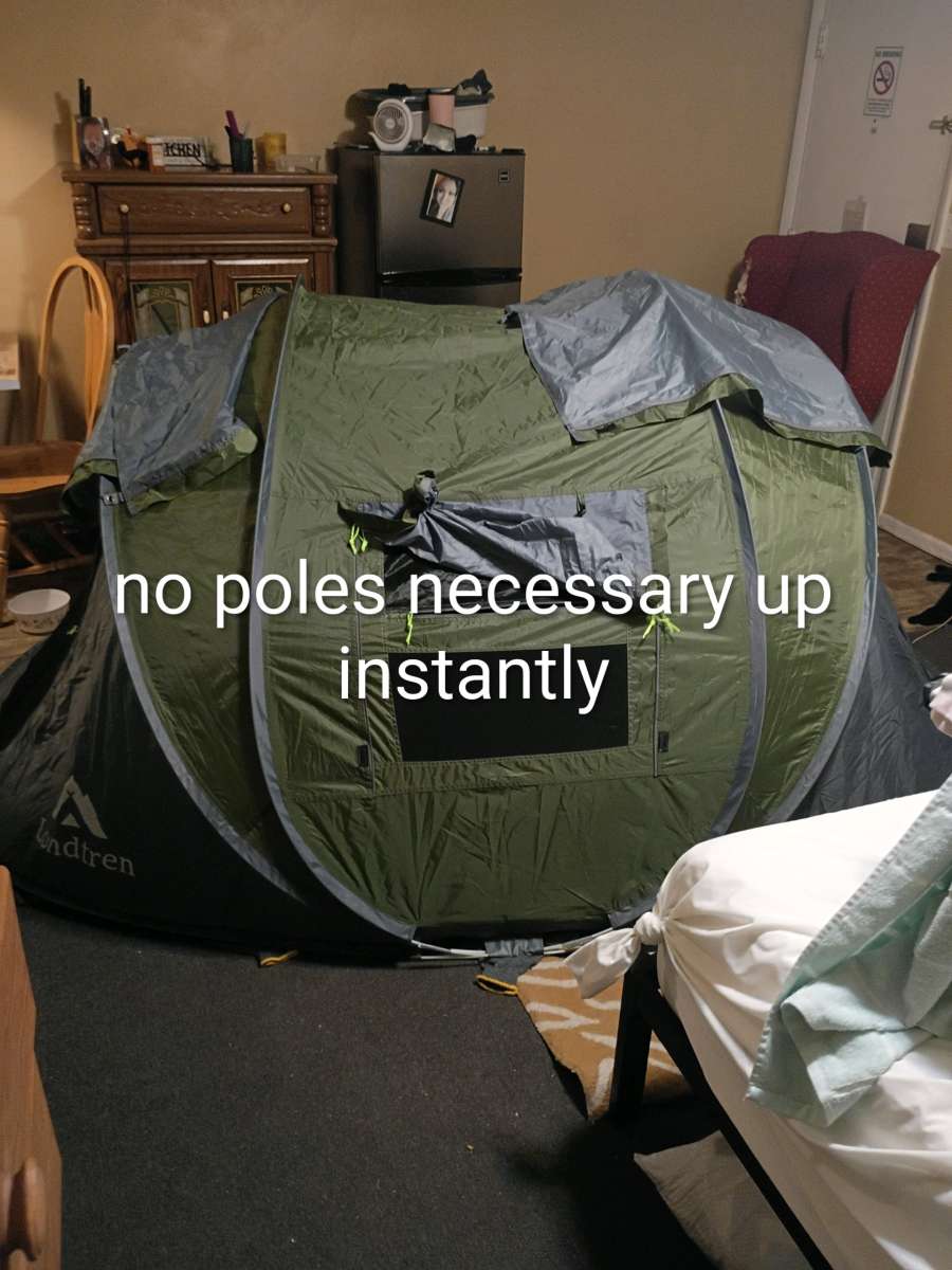 londtren 4 man waterproof self set up tent