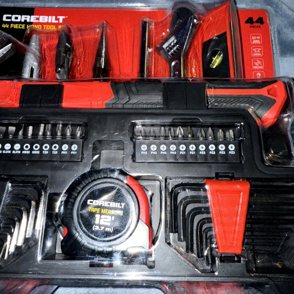 COREBILT 44 PIECE HAND TOOL SET
